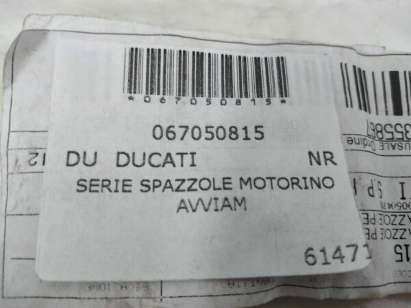 DUCATI Serie Spazzole Motorino Avviamento Monster 600 - 900 067050815