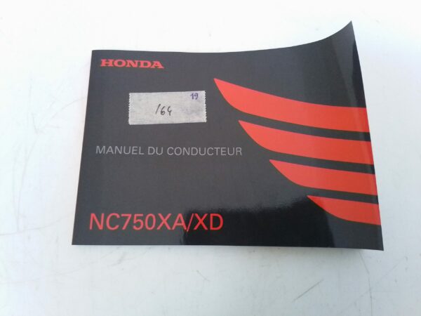Honda NC 750 XA XD 2019 Libretto uso e Manutenzione 43mkl801 fr