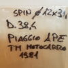 Piaggio Ape 50cc 1981 pistone standard 38,40mm spinotto 12x31,5 no segmenti.